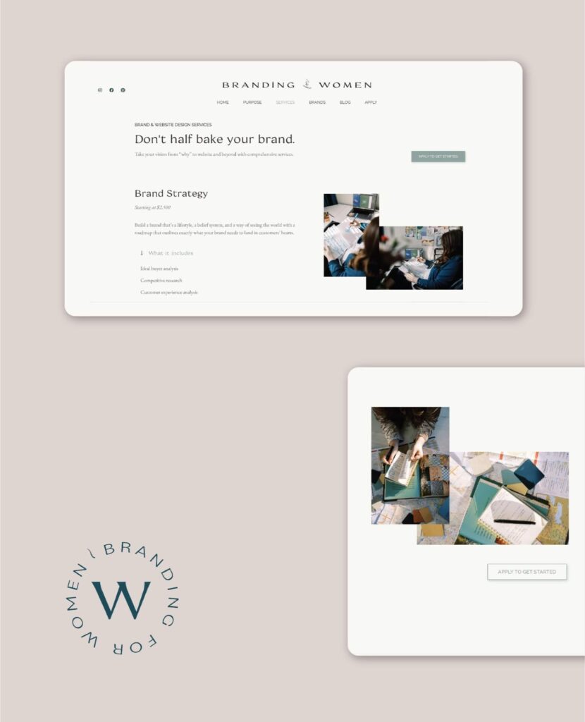 services-homepage-for-website-branding-for-women